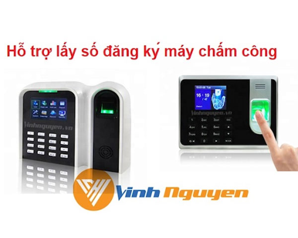 Vinh Nguyễn hỗ trợ lấy lại mã số đăng ký máy chấm công đơn giản, nhanh chóng