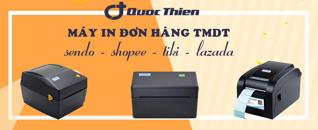 Máy in đơn hàng TMDT Sendo - Shopee - Tiki