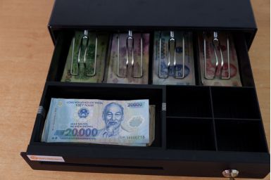 Ngăn kéo đựng tiền 4 ngăn Maxcode 330V