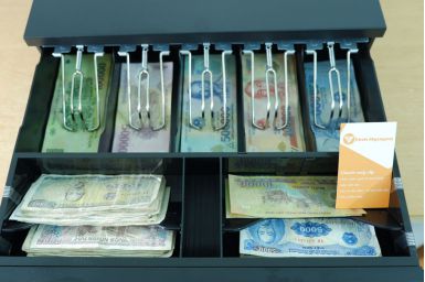 Ngăn kéo đựng tiền 5 ngăn Maxcode 405E