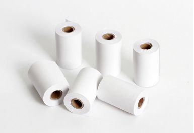 Giấy in hóa đơn K80 [Ø 45mm- 18met]