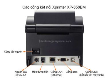 Máy in mã vạch Xprinter XP-350BN