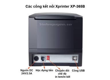 Máy in mã vạch Xprinter XP 365B