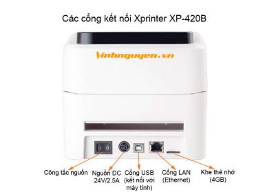 Máy in mã vạch Xprinter XP-420B