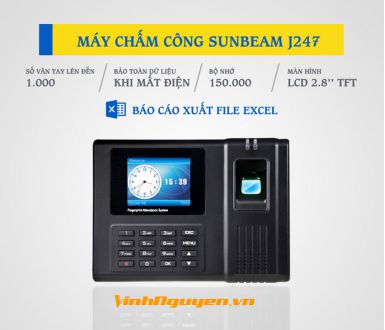 Máy chấm công Sunbeam J247