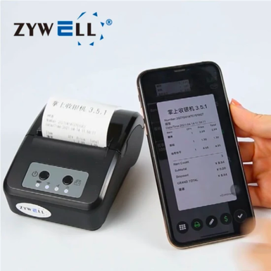Máy in hóa đơn bluetooth cầm tay Zywell ZM03