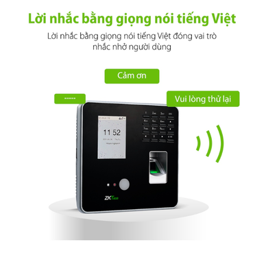 Máy Chấm Công Khuôn mặt ZKTeco MB20