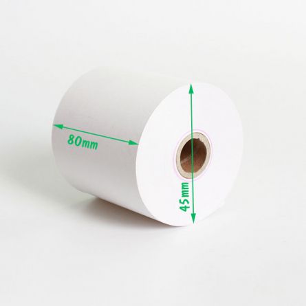 Giấy in hóa đơn K80 [Ø 45mm- 18met]